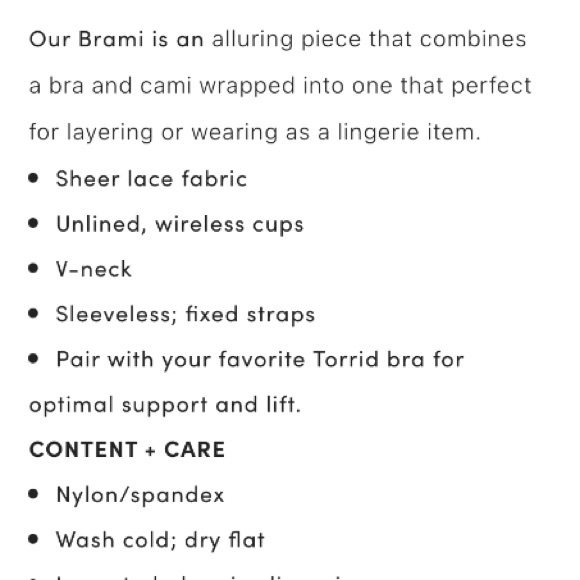 TORRID BLACK LACE BRAMI BRALETTE - Picture 5 of 6